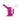 Center-front view of the magenta DankStop Eyce - Sidecar Silicone Rig with its angled mouthpiece, clear glass banger, and embossed EYCE logo on the cylinder.