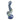 DankStop Worked Fritted Bubbler Hand Pipe - 4"