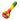 DankStop Rasta Color Block Spoon Pipe - 4.75"