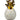 Front view of the Pineapple Pipe, a white, sculpted piece resembling a tropical fruit.