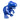 Front view of the Dino Pipe, a blue ceramic pipe sculpted into the shape of a cartoon dinosaur.