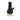 Front-facing view of the RYOT Ceramic Maple Traveller Pipe in matte black with a wooden top and base, shown on a white reflective surface