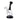 Three-quarter view of the Green Flower Phoenix Star 7 Inches Dab Rig With 14Mm Quartz Banger showing a clear conical body, black angled neck and base, and a protruding quartz banger.
