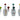 BDD Wholesale BDD Wholesale Space King Gummy Worms Water Pipe One of each color (Save $10)