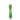 A side view of the Cucumber Man Glass Hand Pipe, showing the curved green glass design against a plain white background.
