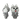 A studio shot of the Silicone Husky Hand Pipe, showing a grey, sculpted dog head in a three-quarter view against a white background.