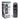 Front view of the Verge Dry Herb Vaporizer, showcasing its black finish and digital display against a dark background.