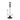 Front view of the Slitted Inline Wig Wag Reversal Top Bong, showcasing a clear glass construction with a unique patterned design.