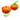 Front view of the Silicone Pumpkin Hand Pipe, showing a vibrant orange, pumpkin-shaped pipe with a green stem against a white background.