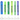 A studio shot displays multiple AFM Color Downstems in a row, each with a different vibrant color.