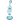 Front view of the 12-inch Double Arm Tree Rig, showcasing its clear glass construction and uniquely shaped arm percs.