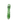 Front view of the Cucumber Man Glass Hand Pipe, a green glass pipe angled slightly against a plain white background.