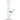 Front view of the 13" Flame Straight Bong, a clear glass water pipe with a simple cylindrical shape.