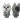 Front view of the Silicone Husky Hand Pipe, a gray, sculpted pipe resembling a husky’s face.