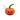 Front view of the Silicone Pumpkin Hand Pipe, displaying an orange, pumpkin-shaped pipe with a green stem and carved facial features.