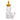 A front view of the Frosted Honey Bear Bong, showcasing its textured, bear-shaped glass body and clear mouthpiece.