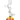 Vertical close-up of a green-tinted DankStop 12" Raked Zig Zag Bubble Base Bong showing its twisted zig-zag neck and a swirled orange bubble base on a white background