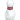 Front view of the Bowling Pin Hand Pipe, a white ceramic pipe shaped like a bowling pin.