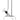Front view of the Clear Glass Buoy Base Beaker Bong, showcasing its clear glass construction and rounded base.