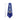 Front view of the Crystal Pipe, a blue-tinted glass pipe with a smooth, tapered shape and a visible bowl.