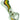 A side view of the Flat Mouth Rasta Swirl Spoon Pipe, featuring colorful swirling patterns in clear glass.