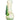 A front view of the Leafy Green Mushroom Milli Spoon Pipe, showcasing its green glass and rounded shape.