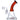 A front view of the 7” Mini Bent Neck Waterpipe shows a clear glass waterpipe with a slightly curved neck and simple construction.