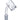 A detailed side view of the Quartz Core Reactor Banger Nail, showcasing its clear glass construction and angled design.