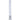 A straight, downward view of the Replacement Downstem - 4.75in/121mm, showcasing its clear glass construction and simple cylindrical shape.