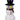 Front view of the Snowman Hand Pipe, a white ceramic piece shaped like a snowman's head.