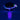 Front view of the UV Galactic Bowl Piece, illuminated with a vibrant purple glow against a dark background.