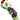 A close-up, angled view of the Ribbit Spoon Pipe, featuring a sculpted, red frog detail along the curved bowl.