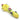 A side view of the Rainbow Garden Spoon Pipe, decorated with colorful flower details against a plain white background.