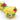 A close-up of the Rainbow Garden Spoon Pipe with sculpted floral details against a plain white background.