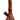 Front view of the Silicone Mini Beaker, a red and black silicone piece with a classic beaker shape.