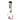 Front view of the Famous Design Aquarius 12" Bong showing its tall cylindrical neck and beaker base with colorful abstract decals on a white background