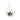 Front view of the Famous X 3" Taster Spoon Pipe, showcasing its smooth, white ceramic finish and compact size.