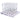 A stack of clear 4.75" Famous Downstems is shown from a slightly elevated front view against a neutral background.