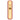 Front view of the Nebula 6” Genius Hand Pipe, a golden-colored pipe with a simple, curved design.