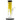 A straight-on view of the 10-inch Surrender Straight Dab Rig, featuring clear glass and a black accent on the mouthpiece.