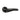 A side view of the Surrender 3 Taster Hand Pipe, showcasing its sleek, dark finish and compact size.