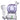 Front view of the Crystal Ball Bong, a purple glass water pipe with a rounded base and curved neck.