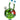 Front view of the Glob Goblin Monster Bong, a uniquely shaped glass bong with colorful accents.