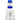 Front view of the Snowman Bong, a clear glass water pipe shaped like a snowman with a blue hat and base.