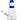 Front view of the Snowman Bong, a clear glass water pipe shaped like a snowman with a blue top hat.