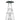 A three-quarter view of the UFO Vortex Bong, showcasing its clear glass construction and unique, disc-shaped top.