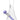 Front view of the Vase Bong, a clear glass piece with a blue joint and simple beaker shape.