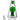 Front view of the XL 70s Bong, a clear glass water pipe with a rounded base and simple cylindrical neck.