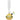 Front view of the 10" Zong Bubble Base Bong, featuring a rounded base and clear glass construction.