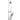 A front view of the 12" Clear Straight Tube, showing the clear glass construction and simple cylindrical shape.